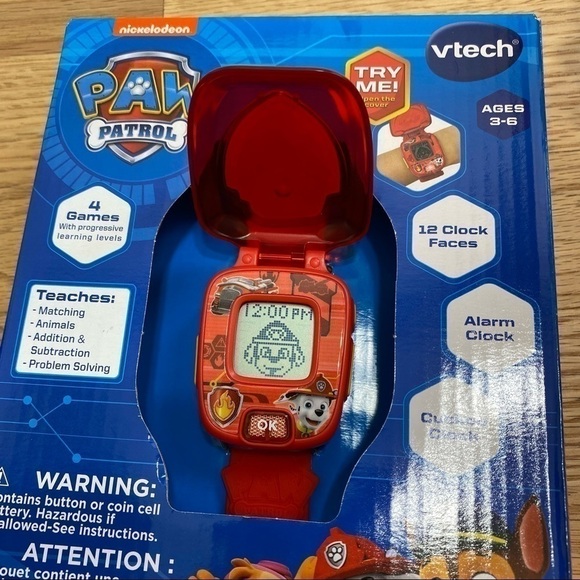 Paw Patrol Marshall Learning Watch V-tech NEW Red - Picture 8 of 8